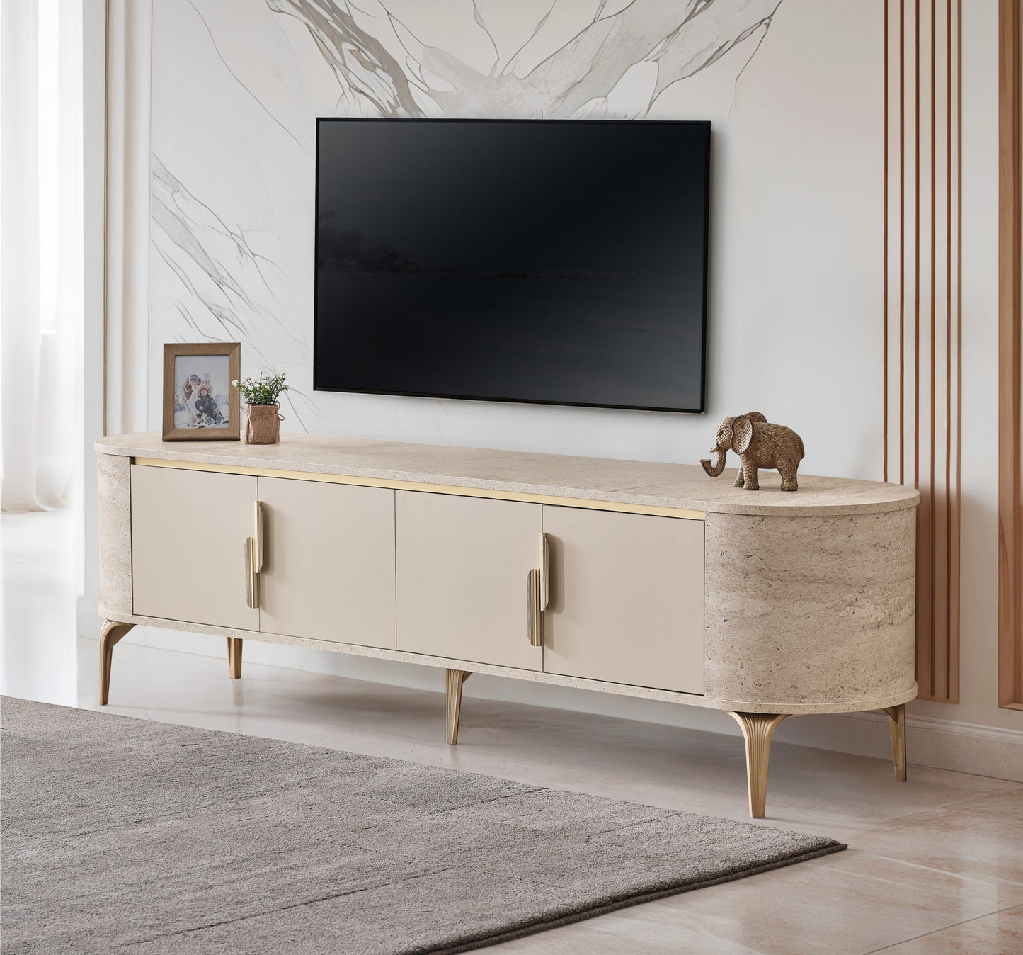 Meuble TV Ivory