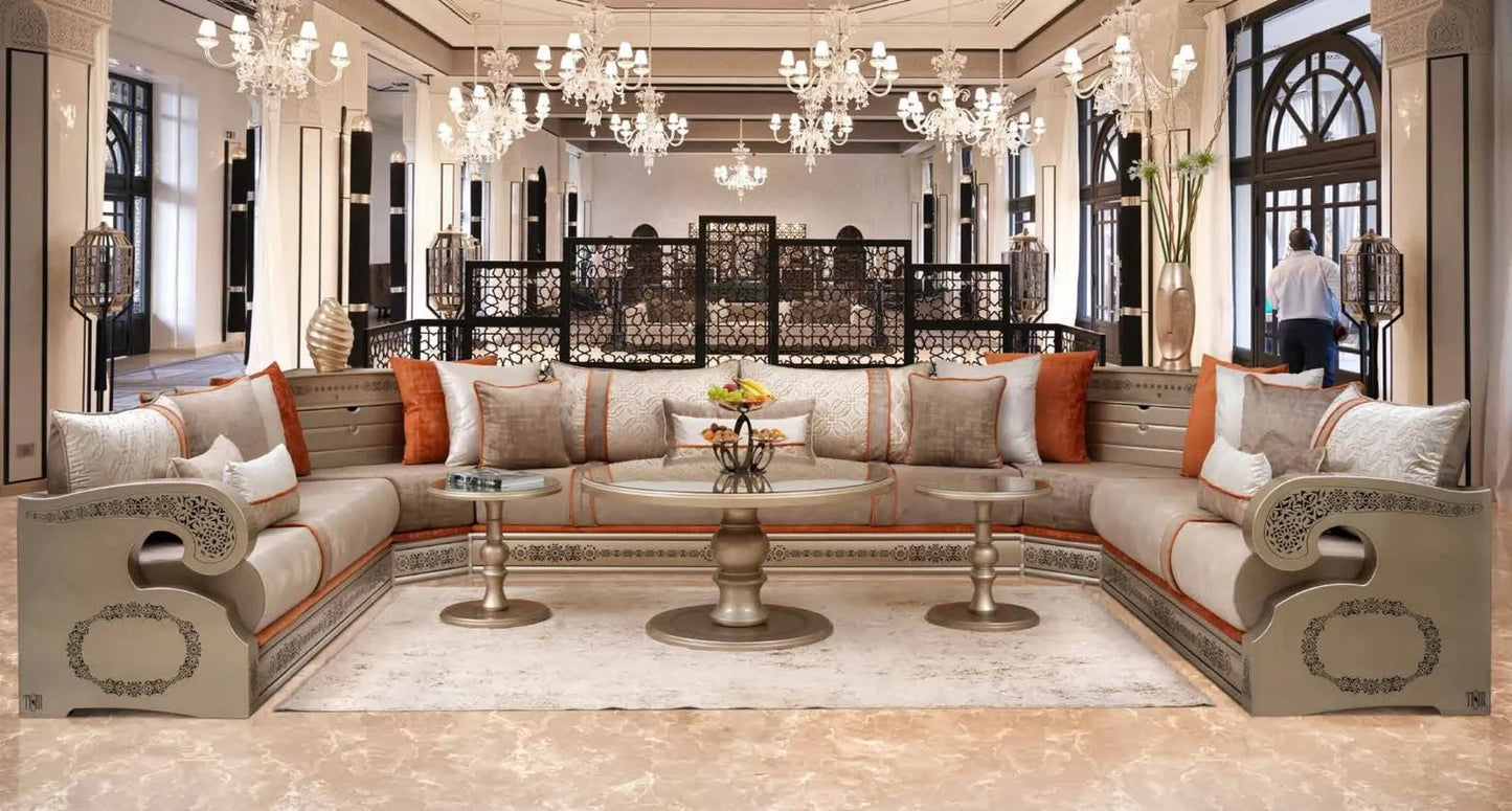 Salon marocain Sedari Oriental Nero