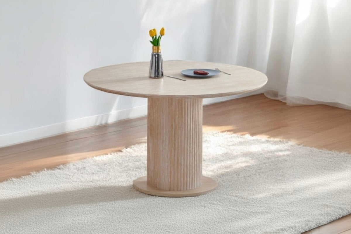 Table à manger Travert ronde