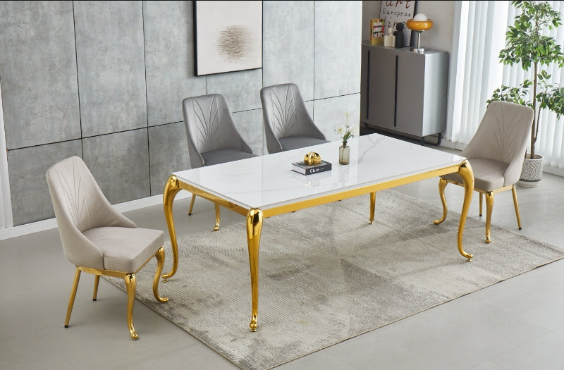 Table à manger rectangulaire Baroka