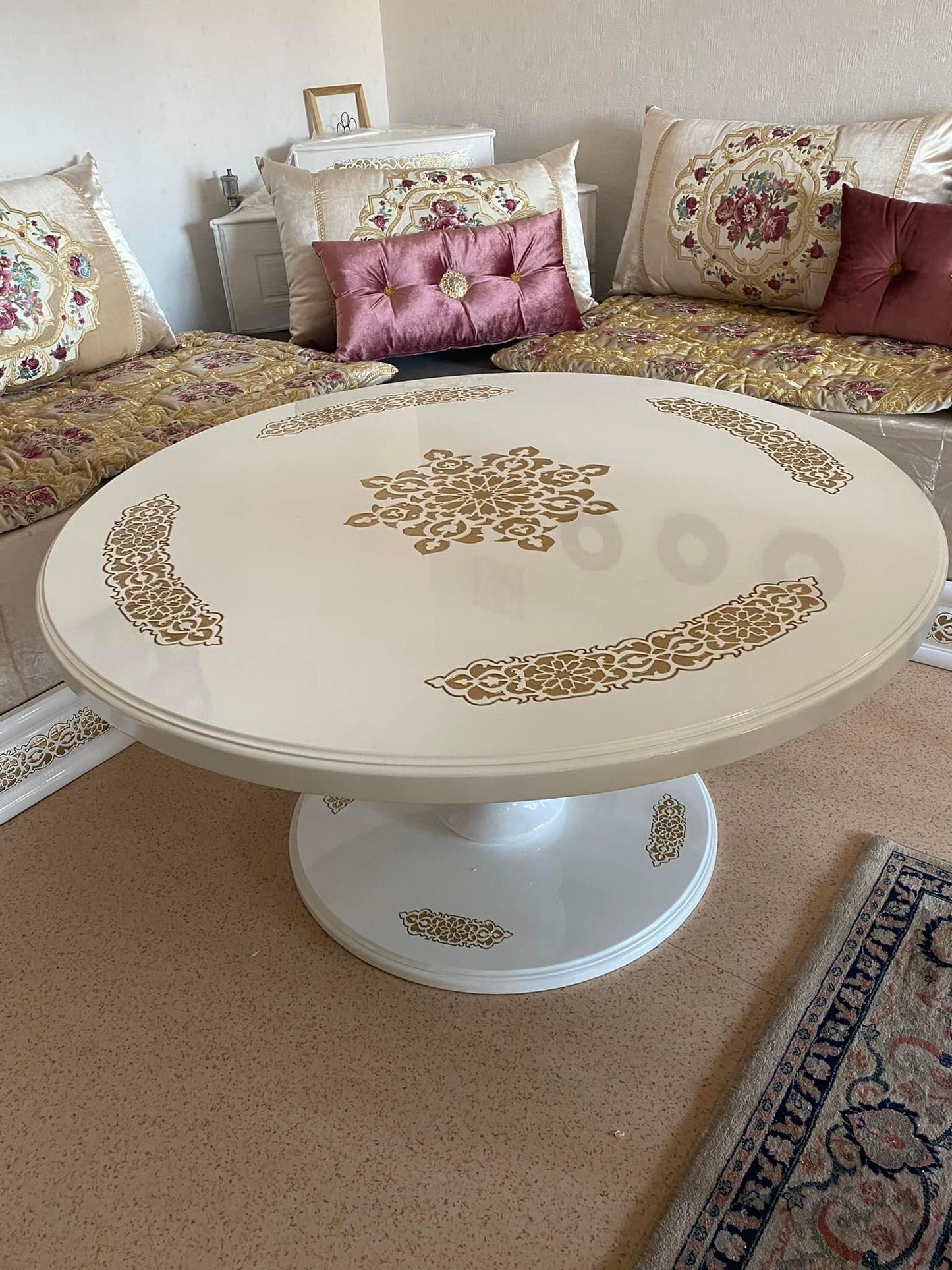 Table de sedari ronde Touareg