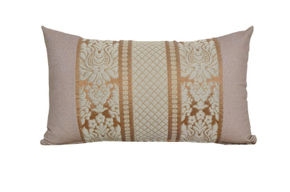 Housse tissu brokar matelassé Rose Or