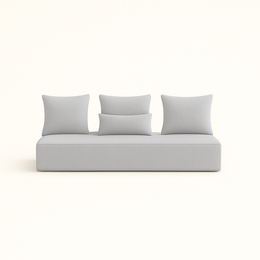 Uni Gris Clair Velours