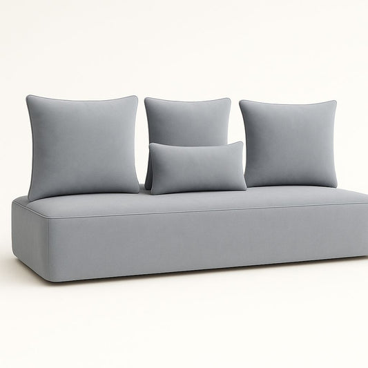 Housse sur mesure Velours Uni Gris foncé