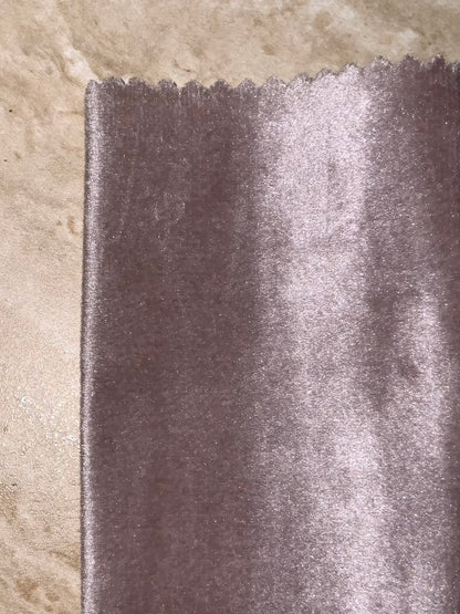 Housse sur mesure Velours Uni Rose / Beige + Surmatelas