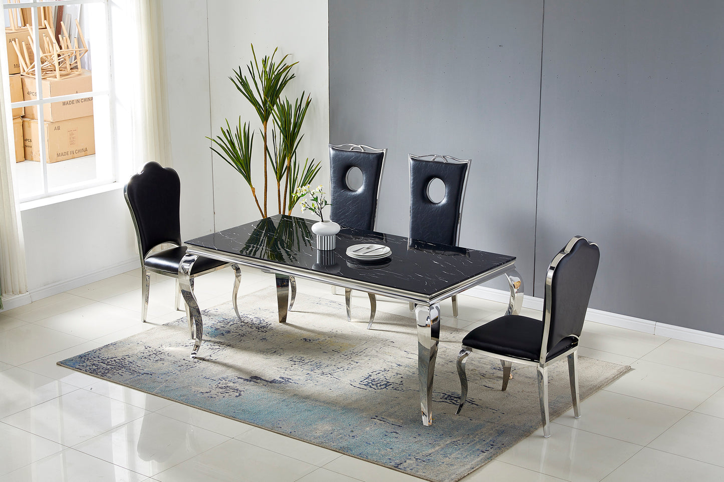 Table à manger rectangulaire Baroque